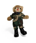 Air Force Teddy Bear Plush Camo Uniform With Boots Vintage Veterans Gift. Fixed Price $10.99.