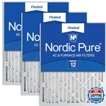 Nordic Pure 25X25X2 Actual Size 24 1/2 3/4 Pleated Merv 12 Air. Fixed Price $95.78.