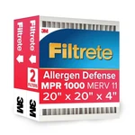 Filtrete Furnace Air Filter, Mpr 1000, Merv 11, 20X20X4, White. Fixed Price $79.40.