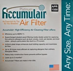 Accumulair Platinum 1-INCH Filter (MERV-11) 4 Pack. Fixed Price $68.99.