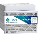 16X25X4 Dust And Pollen Merv 8 Replacement Furnace Air Filter (6 Pack). Fixed Price $119.09.