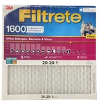 Filtrete Hvac Air Filter 20X20X1 Merv 13 Mpr 1600, Captures Allergens, Bacteria,. Fixed Price $89.99.