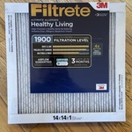 Filtrete Furnace Air Filter, Merv 13, Mpr 1900 14X14X1, White 2 Pack. Fixed Price $39.95.