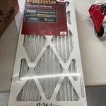 Filtrete 12X24X1 Furnace Air Filter Mpr 1000 Micro Allergen Defense 2-PACK. Fixed Price $39.00.