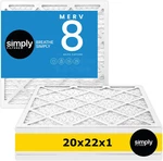 Simply Filters 20X22X1 Merv 8, Mpr 600, Furnace Hvac Air. Fixed Price $49.97.