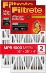 ADP01-2PK-2 16X25X4 Furnace Air Filter, Mpr 1000, Fits Honeywell And Lennox. Fixed Price $55.27.