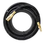 Dynamic Power Air Hose, 1/4" X 50 Ft Rubber With Quick Coupler And Plug. Fixed Price $30.99.