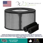 21500 H13 Replacement Hepa & Carbon Pre Filter Kit For Honeywell 50150 51500. Fixed Price $49.99.