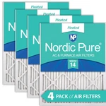 20X24X1 (19 1/2X23 7/16) Pleated Merv 14 Air Filters Pack. Fixed Price $63.99.
