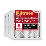 Filtrete Furnace Air Filter, Merv 11, Mpr 1000, 24X24X1,. Fixed Price $113.58.