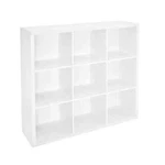 Closetmaid Storage Organizer 44 In X 14 White Wood Look 9-CUBE. Fixed Price $170.42.