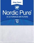 Nordic Pure 12X25X1/2 Merv Half Inch Panel Furnace Air Filters, Box Of 6. Fixed Price $49.00.