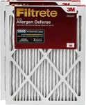 12X24X1 Furnace Air Filter, Merv 11, Mpr 1000, Micro Allergen Defense, 3-MONT. Fixed Price $29.99.