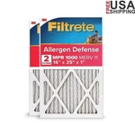 Hvac Air Filter 16X25X1 Mpr 1000 Merv 11 Pack Allergen Defense Reminders New. Fixed Price $31.50.
