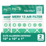 10X10X1 Air Filter (2-PACK) Merv 13 Moaj Elite Bacterial & Viral Defense .... Fixed Price $24.67.