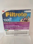 Filtrete 16X16X1 Furnace Air Filter Mpr 1500 Allergen, Bacteria & Virus. Fixed Price $75.00.