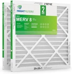 Trightfilters 20X20X1 Air MERV-8 Pleated Replacement Hvac Furnace 2PCS. Fixed Price $26.99.