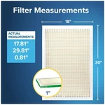4-PACK 18X30X1 Air Filters Mpr 700, Merv. Fixed Price $88.19.