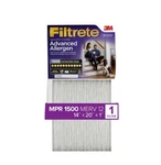 Filtrete Healthy Living Advanced Allergen Hvac Furnace Air 1500 Filter 14X20X1. Fixed Price $17.40.