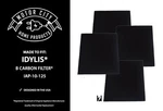 4 Carbon Filters For Idylis Model # IAP-10-125. Fixed Price $19.19.