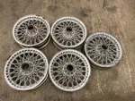 Austin Healey BJ7 & BJ8 Original 15 4 1/2" 60 Spoke Wire Wheels (X5), Used.. Fixed Price $573.99.