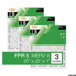 20 In. X 25 1 Standard Pleated Furnace Air Filter Fpr 5, Merv 8 (3-PAC. Fixed Price $16.03.