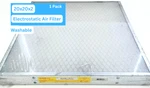 IN2020-2 Comelstc Air Filter 20X20X2 Oem Silver Permatron Electrostatic Washable. Fixed Price $85.50.