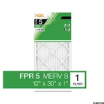 1-PACK Standard Pleated Air 12X30X1, Filters Replacement Fpr 5 Merv 8. Fixed Price $7.90.