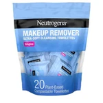 Neutrogena Makeup Remover Wipes, Daily Single Face Cleansing Towelettes, 20 Ct. Fixed Price $8.59.