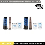 2SET Fuel Air Filters Kit For Diesel Carrier Reefer 2100A 7300&7500 30-00463-00. Fixed Price $67.00.