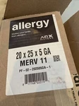 Airx 20 25 Ga Allergy Filter. Merv 11. Fixed Price $57.50.