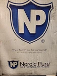 Nordic Pure 16X25X2 Pleated Merv 12 Air Filters 3 Pack. Fixed Price $44.25.