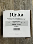 Flintar 3 1 True Hepa Replacement Filter Silver Onyx 2-PACK. Fixed Price $20.00.