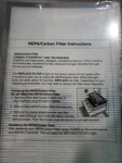 Nuwave Oxypure Hepa Carbon Filter 47108- Size 13 9 1.5 Factory Sealed Open. Fixed Price $30.00.