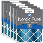 Nordic Pure 18X18X1 Actual Size 17 3/4 Pleated Merv Air. Fixed Price $93.07.