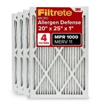 Filtrete 20X25X1 Furnace Air Filter, Merv 11, Mpr 1000, Micro Allergen Def.... Fixed Price $65.92.