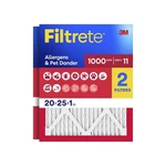 Filtrete 20X25X1 Furnace Air Filter, Merv 11, Mpr 1000, Micro Allergen Def.... Fixed Price $47.56.