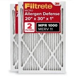 Filtrete Air Filter Merv 11, Mpr 1000 Micro Allergen 20X30X1, White. Fixed Price $19.90.