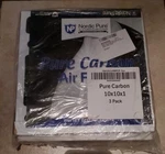 Nordic Pure 10 X 1" Carbon & Furnace Air Filters Merv 8 (3-PACK). Fixed Price $16.99.