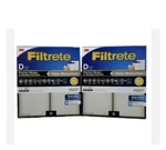 2 Pack Filtrete Size D Allergen & Ultrafine Particles Hepa Air Purifier Filter. Fixed Price $60.72.