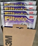 4X 3M Filtrete Ultra Allergen 1500 18X18X1 High Performance Air Filter 4-PACK. Fixed Price $68.95.