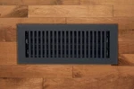 Madelyn Carter Contemporary Floor/wall Vent Cover-black Aluminum 13.5 X7.25. Fixed Price $25.00.