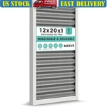Washable 12X20X1 Hvac Air Filter Reusable Merv 8 Easy Clean Quality New. Fixed Price $44.54.