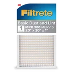 Filtrete Electrostatic Air Filter 300 Mpr 322, 20 In X 1. Fixed Price $12.95.