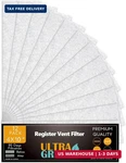 4 X 10 Inch Air Filter For Home Ceiling Thick 12-PACK, Ultra Green Floor Vent. Fixed Price $18.11.