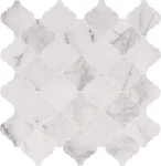 Ackland AKM-S-3X3LNH-CA 12" Marble Arabesque/baroque Mosaic Venatino. Fixed Price $218.40.