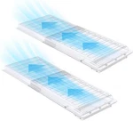Touri 2 Pack Magnetic Air Vent Extender For Under Furniture, Upgraded Thickened. Fixed Price $46.90.