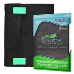 Breathe Naturally Universal Cut To Fit Carbon Activated Air 1 Pack, Black. Fixed Price $21.29.