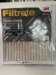 6 Pk Filtrete Clean Living Basic Dust Filter Merv 5, 3M Mpr 300, 18X18X1. Fixed Price $16.79.