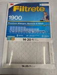 Filtrete 1900 Filter Premium Allergen, Bacteria & Virus 14X20X1. Fixed Price $19.99.